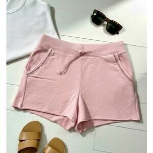 Michael Stars Lanie Terry Shorts Rose Pink Drawstring NWT XS